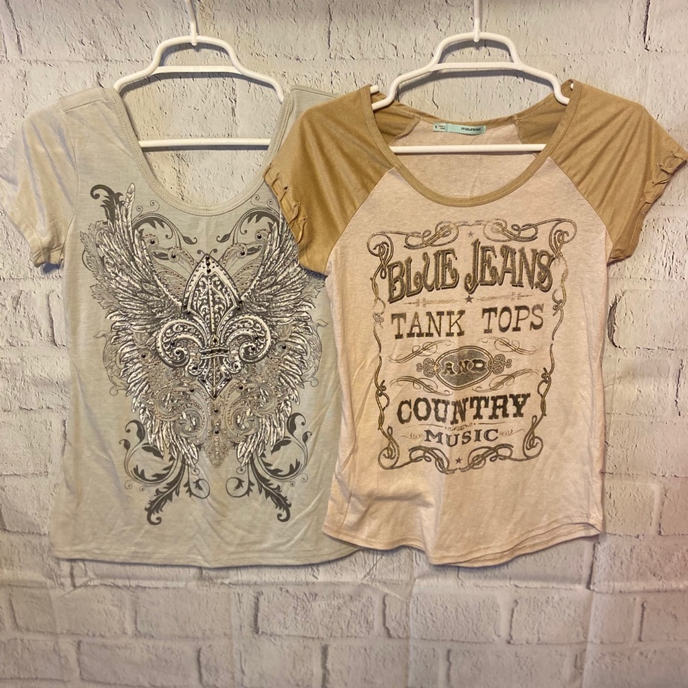 Lot of 2 Maurice’s Tops